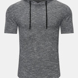 Eduard | Slim-fit gebreid T-shirt met capuchon