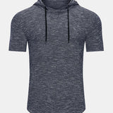 Eduard | Slim-fit gebreid T-shirt met capuchon