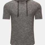 Eduard | Slim-fit gebreid T-shirt met capuchon