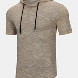 Eduard | Slim-fit gebreid T-shirt met capuchon