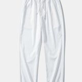 Erik | Kreukstof broek straight leg