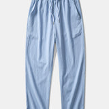 Erik | Kreukstof broek straight leg