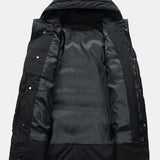 Erik | Verlengde puffer jas met capuchon