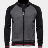 Daan | Gebreid vest met rits