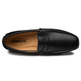 Ferre | Leren zomerloafers met ontspannen pasvorm