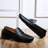Ferre | Leren zomerloafers met ontspannen pasvorm