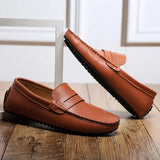 Ferre | Leren zomerloafers met ontspannen pasvorm