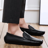 Ferre | Leren zomerloafers met ontspannen pasvorm