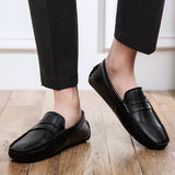 Ferre | Leren zomerloafers met ontspannen pasvorm