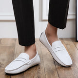 Ferre | Leren zomerloafers met ontspannen pasvorm