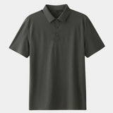 Filip | Saliegroene polo met klassieke kraag