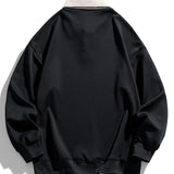 Finn | Polosweater met contrastdetails en wafelstructuur en relaxte pasvorm