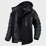 Jorrit | Groene outdoorjas met capuchon