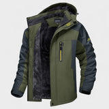 Jorrit | Groene outdoorjas met capuchon