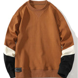Floris | Sweater met kleurvlakken en ronde hals