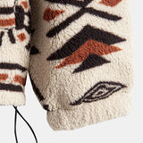 Floris | Teddyfleece jas met Azteekse print