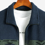 Floris | Teddyfleece jas met Azteekse print