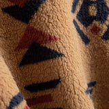 Floris | Teddyfleece jas met Azteekse print