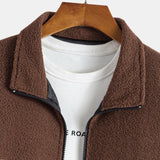 Floris | Teddyfleece jas met Azteekse print