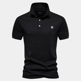 Frank | Marineblauwe klassieke polo
