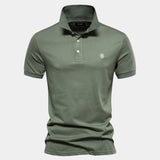 Frank | Marineblauwe klassieke polo