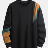 Frank | Sweater met kleurvlakken en ronde hals
