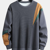 Frank | Sweater met kleurvlakken en ronde hals