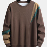 Frank | Sweater met kleurvlakken en ronde hals
