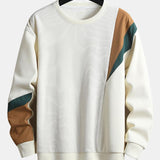 Frank | Sweater met kleurvlakken en ronde hals