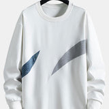 Freek | Sweater met kleurvlakken en ronde hals