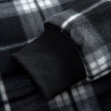 Geert | Geruite flanellen hoodie met teddyvoering