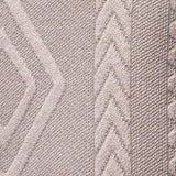 Geert | Jacquardtrui met geometrisch patroon en ronde hals