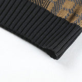 Gerard | Slim-fit trui met capuchon en ruitpanelen