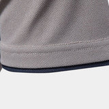 Gerbrand | Witte polo met contraststrepen