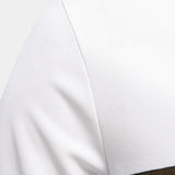 Gerbrand | Witte polo met contraststrepen