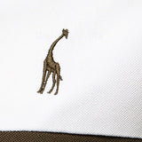 Gerbrand | Witte polo met contraststrepen