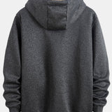 Gert | Hoodie met teddyvoering en ritssluiting