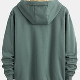 Gert | Hoodie met teddyvoering en ritssluiting