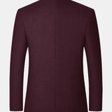 Gijs | Blazer met opstaande kraag in wolmix