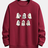 Gijs | Sweater met lezend spookje en relaxte pasvorm