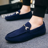 Gijsbrecht | Rode suède business loafers