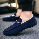 Gijsbrecht | Rode suède business loafers