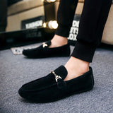 Gijsbrecht | Rode suède business loafers