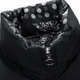 Guus | Omkeerbare puffer jas met paisleyprint
