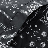 Guus | Omkeerbare puffer jas met paisleyprint