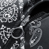 Guus | Omkeerbare puffer jas met paisleyprint