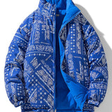 Guus | Omkeerbare puffer jas met paisleyprint