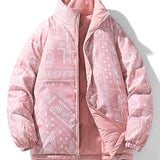 Guus | Omkeerbare puffer jas met paisleyprint