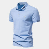 Harm | Lichtblauwe klassieke polo