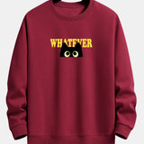Harm | Sweater met zwarte kat en tekstopdruk en relaxte pasvorm